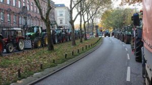 Traktoren, Bauernprotest