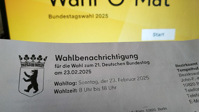 Wahlbenachrichtigung