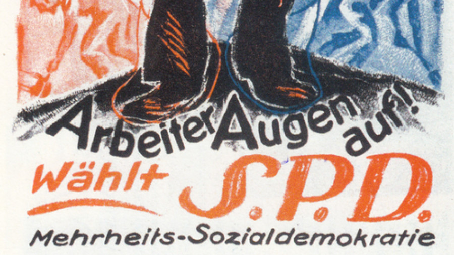 SPD-Wahlplakat, 1919