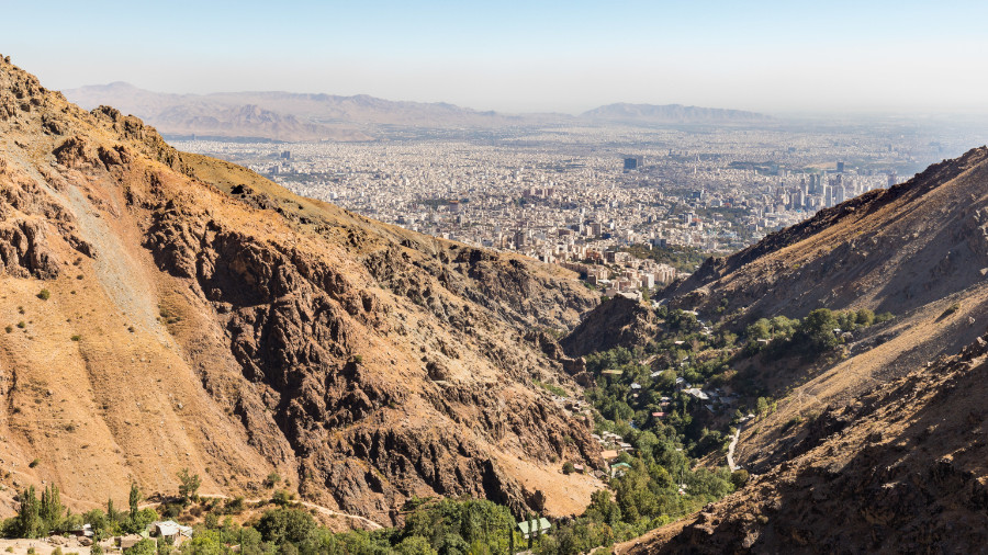 Blick auf Teheran