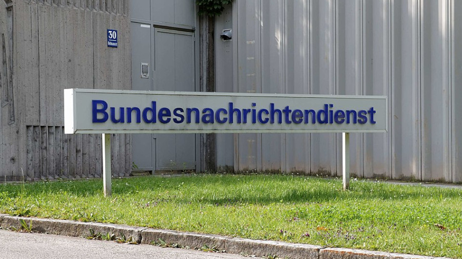 Haupteingang Bundesnachrichtendienst (BND)