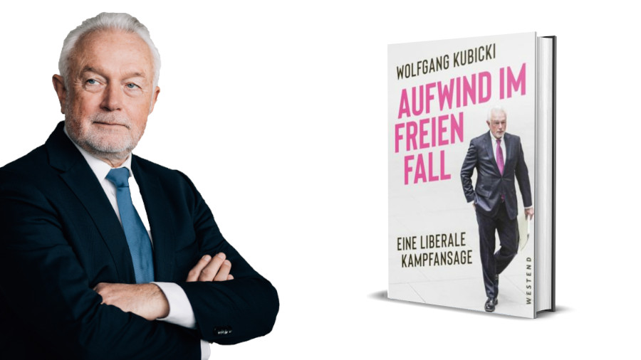 Foto: Tobias Koch, Wolfgang Kubicki, Buchcover: Aufwind im freien Fall