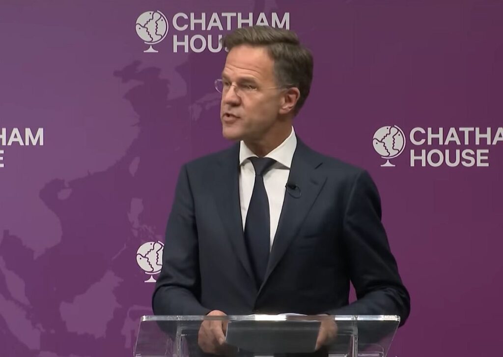 Nato-Generalsekretär Mark Rutte im Chatham House