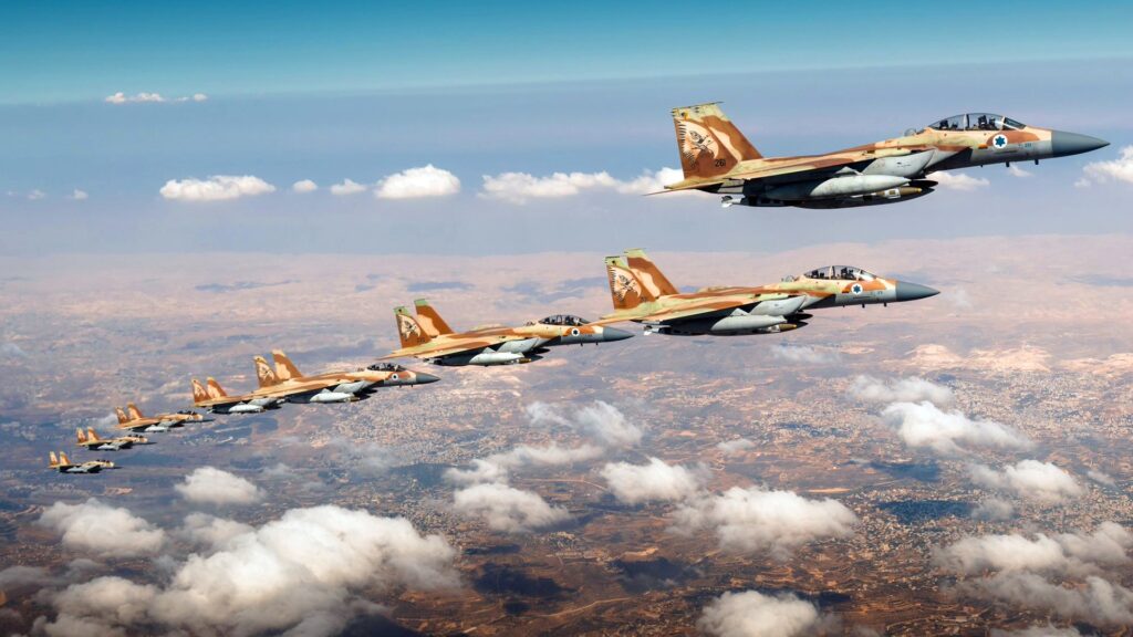 Israelische Luftwaffe auf dem Weg nach Iran