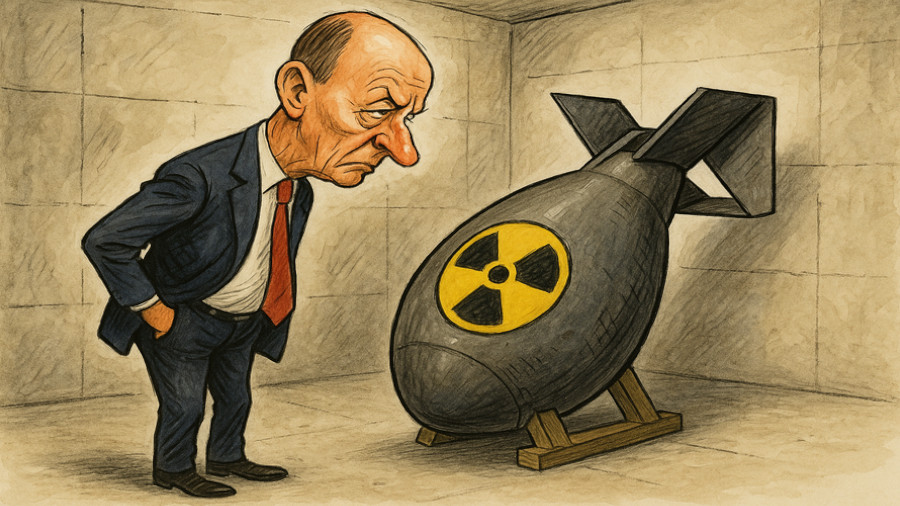 Friedrich Merz besichtigt Atombombe