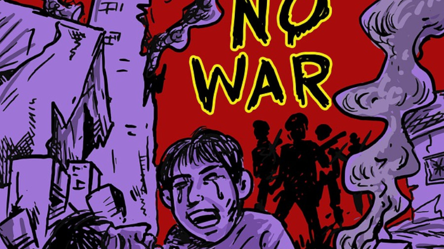 No War, Pop-Art-Bild