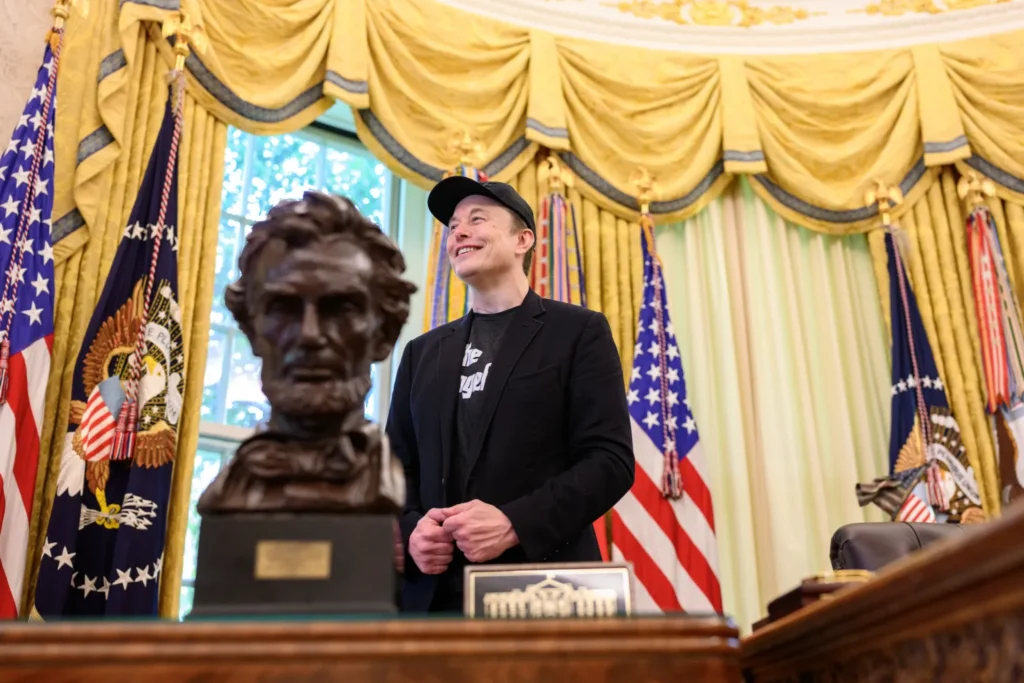 Elon Musk im Weißen Haus