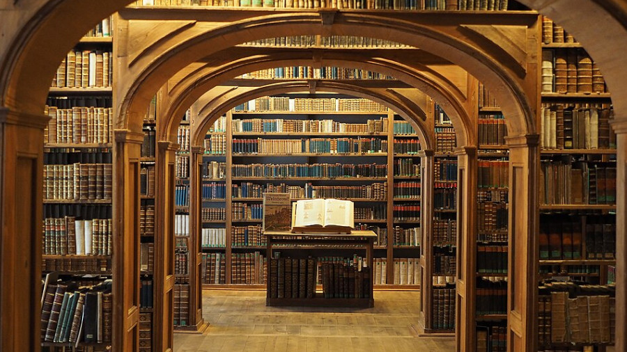 Bibliothekssaal der Oberlausitzischen Bibliothek der Wissenschaft
