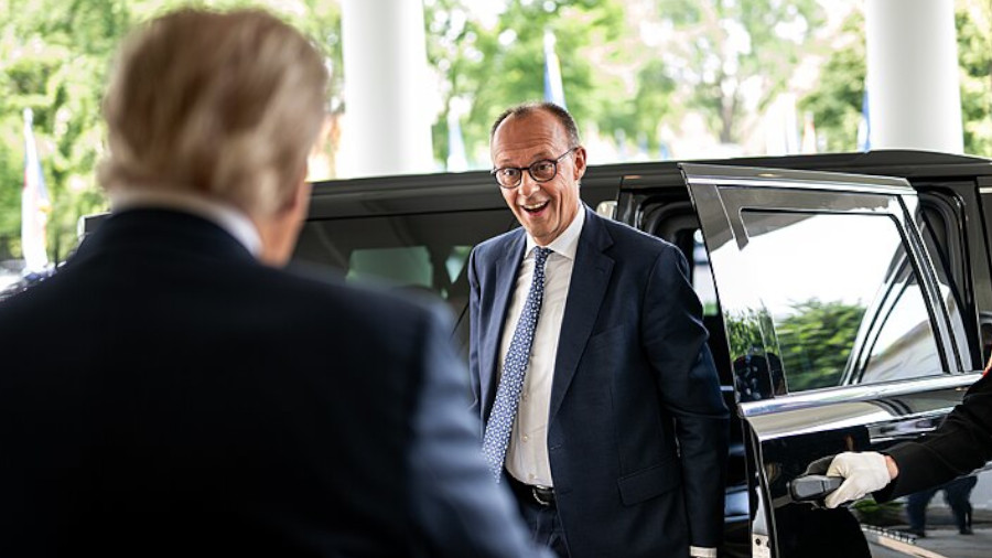 Friedrich Merz zu Gast im Weißen Haus.