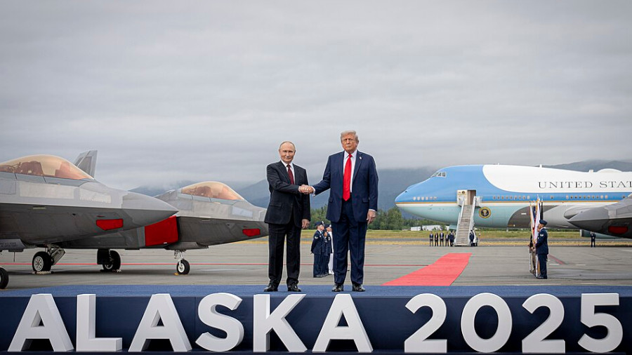 Putin und Trump in Alaska.