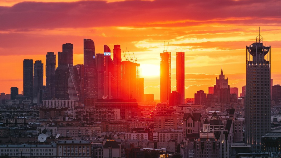 Skyline Finanzzentrum Moskau