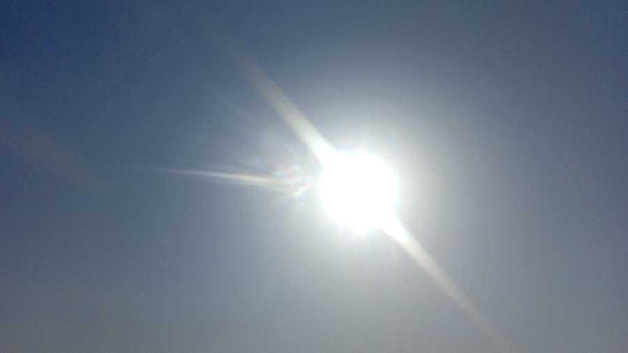 Sonne, Hitze