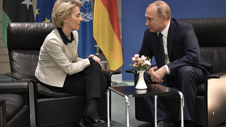 Ursula von der Leyen und Wladimir Putin