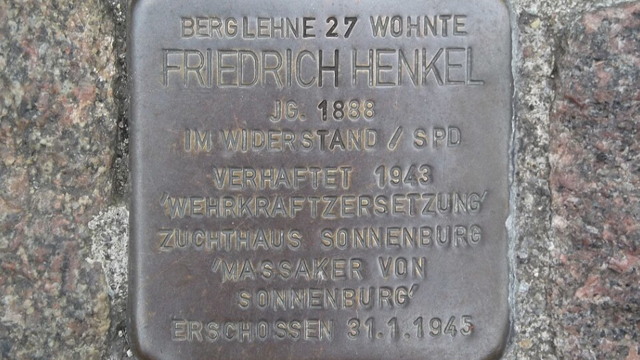 Stolperstein, Wehrkraftzersetzung