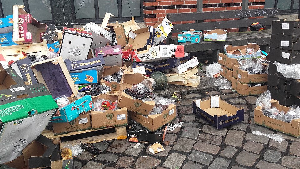 Hamburger Fischmarkt, Abfall