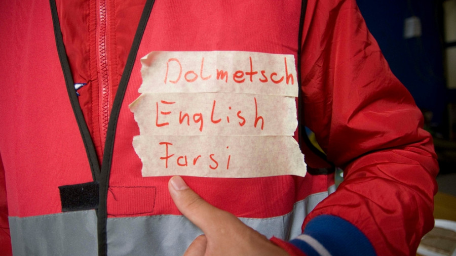 die Farsi-Sprache, das Schreiben und Lesen von Wörtern und Briefen in Farsi