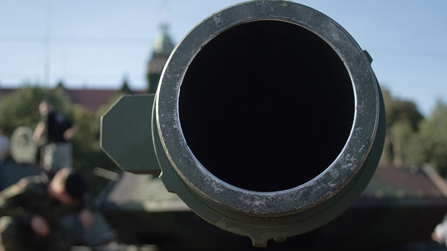 Panzerrohr von vorne