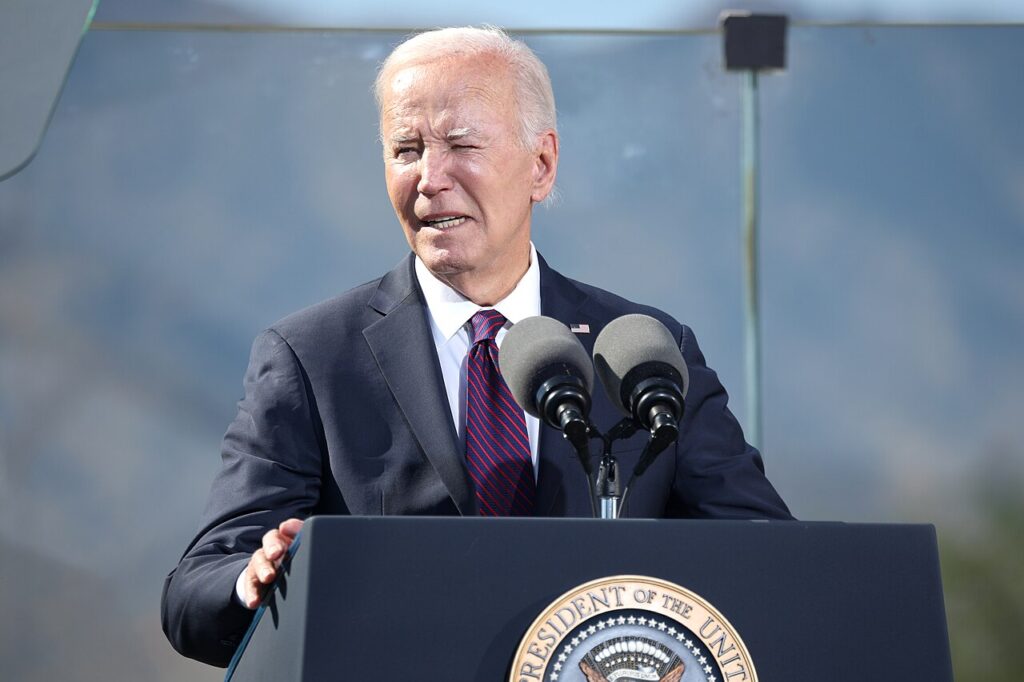 Joe Biden im Wahlkampf im Oktober 2024 in Arizona