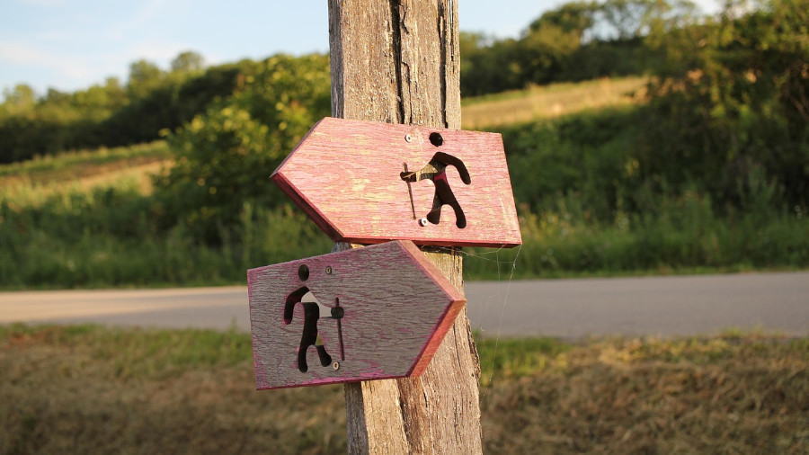 links, rechts, Symbolbild