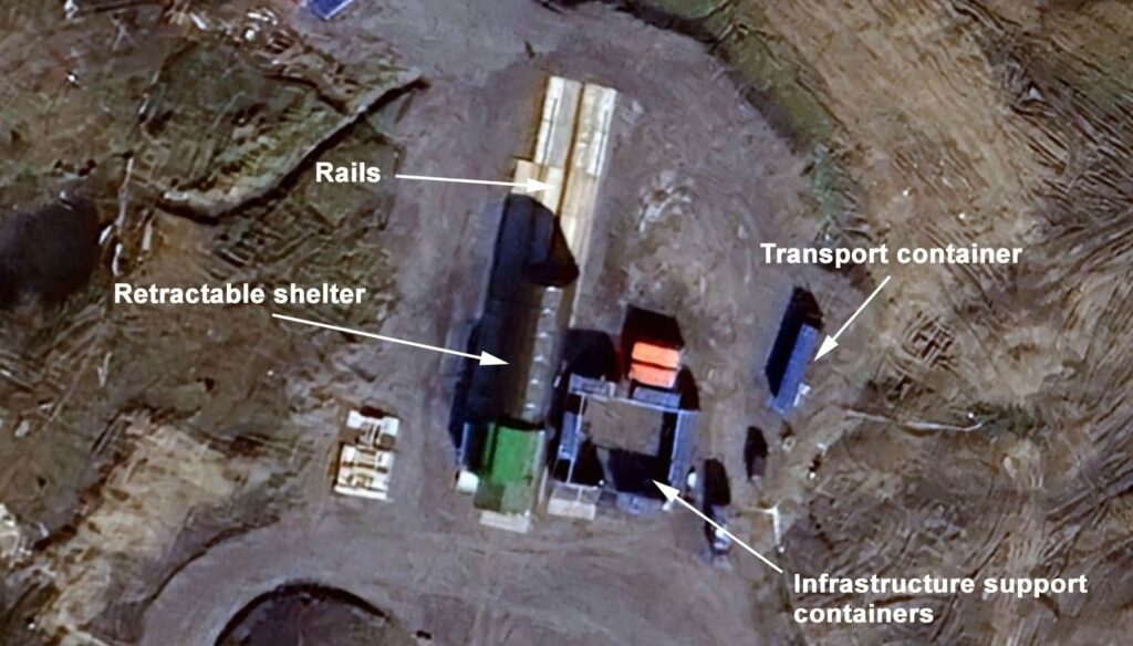 Teil des Burevestnik-Testgeländes in Pankovo