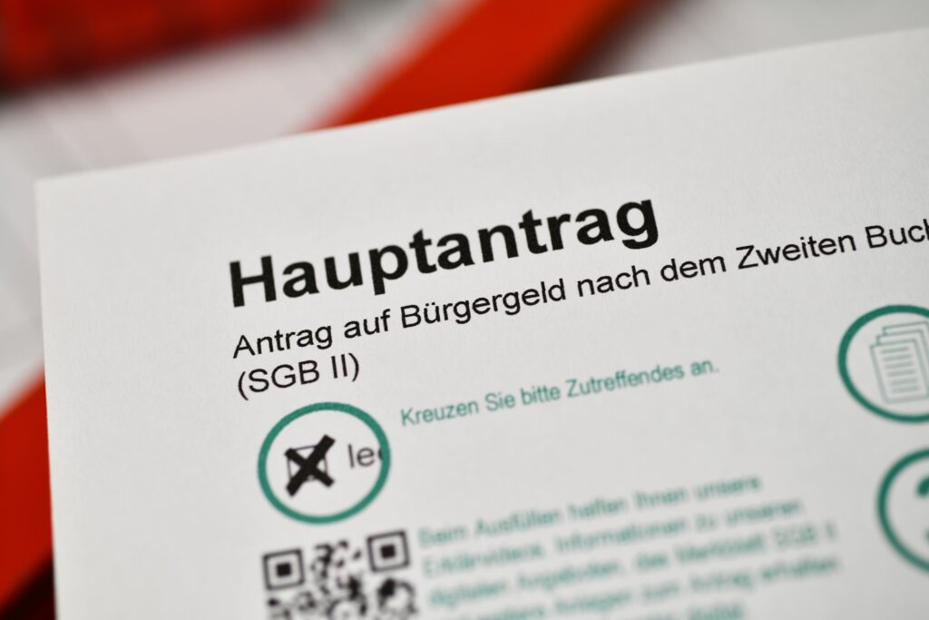 Beantragungsformular für Bürgergeld