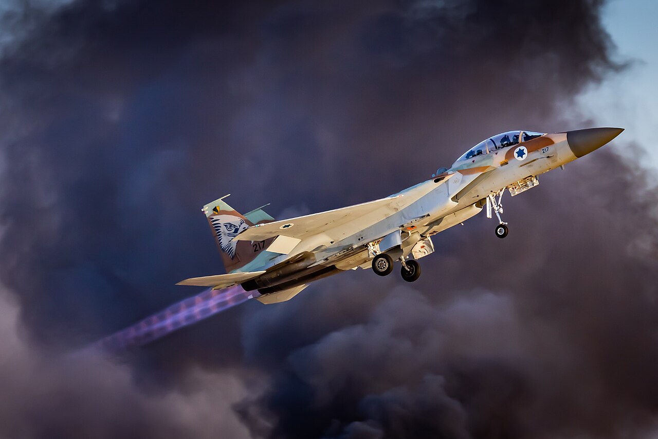 Israelisches F-15-Kampfflugzeug