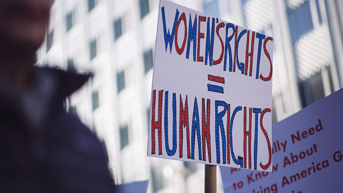 Frauenrechte sind Menschenrechte.