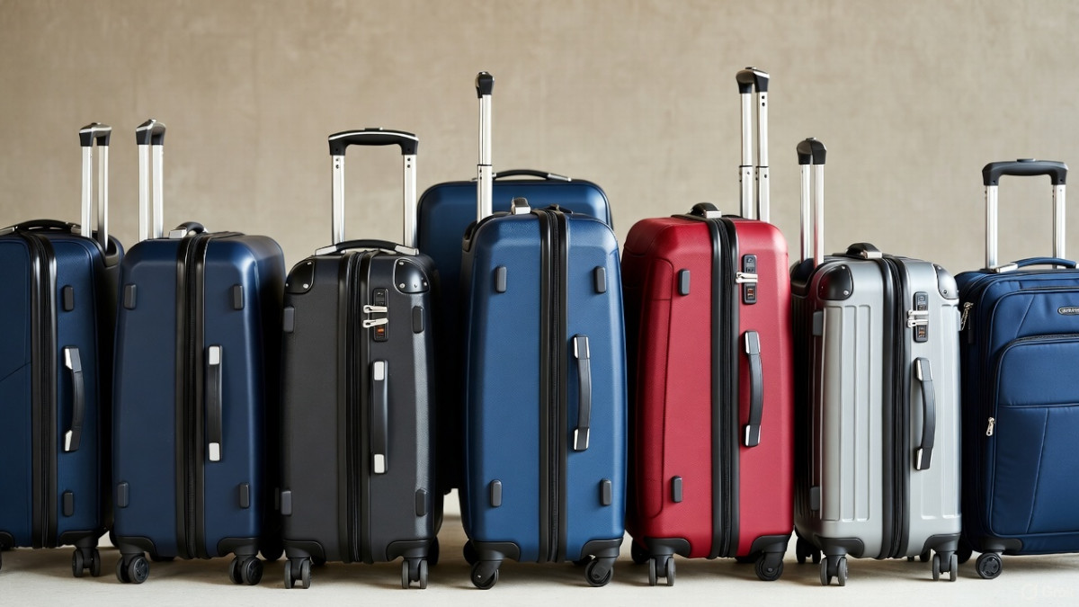 Gepackte Koffer, Abreise, Symbolbild Emigration