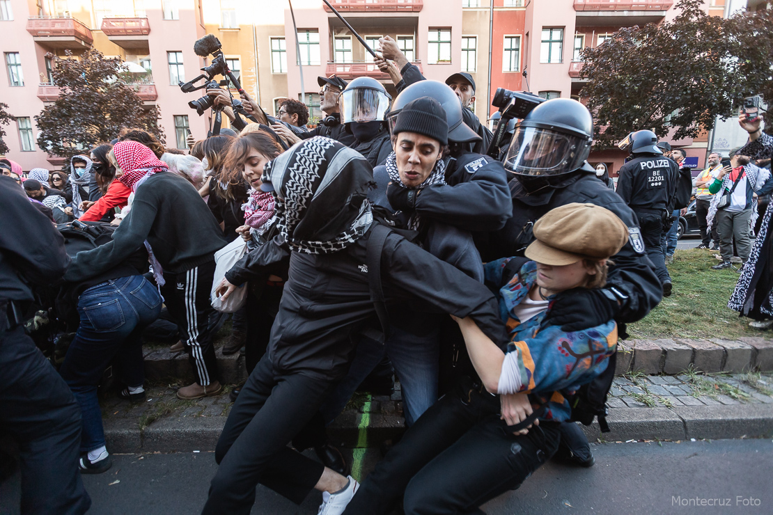 Propalästinensische Demo in Kreuzberg