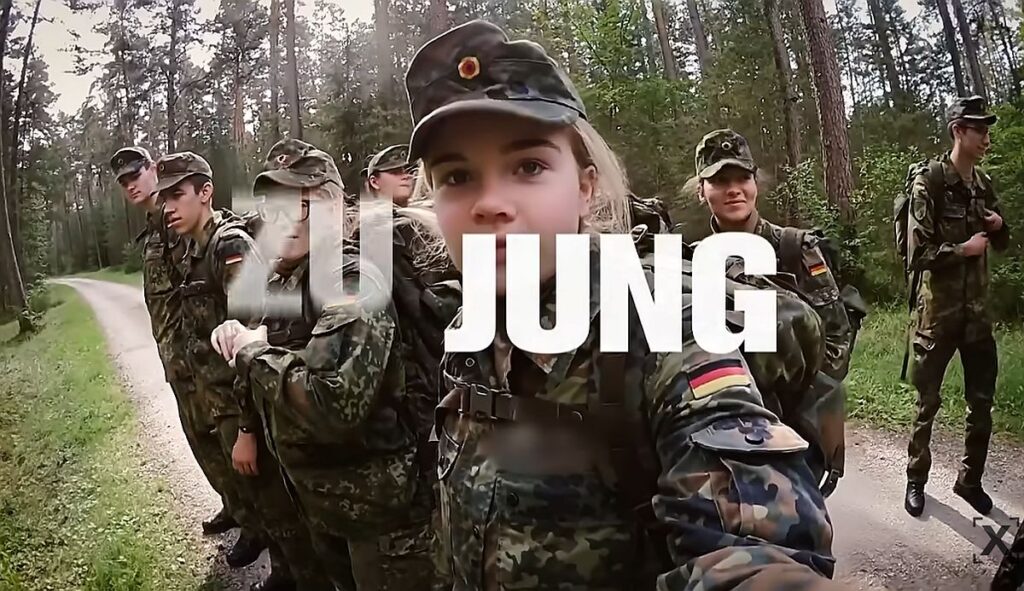 Screenshot aus dem YouTube-Werbevideo "70 Gründe für die Bundeswehr".
