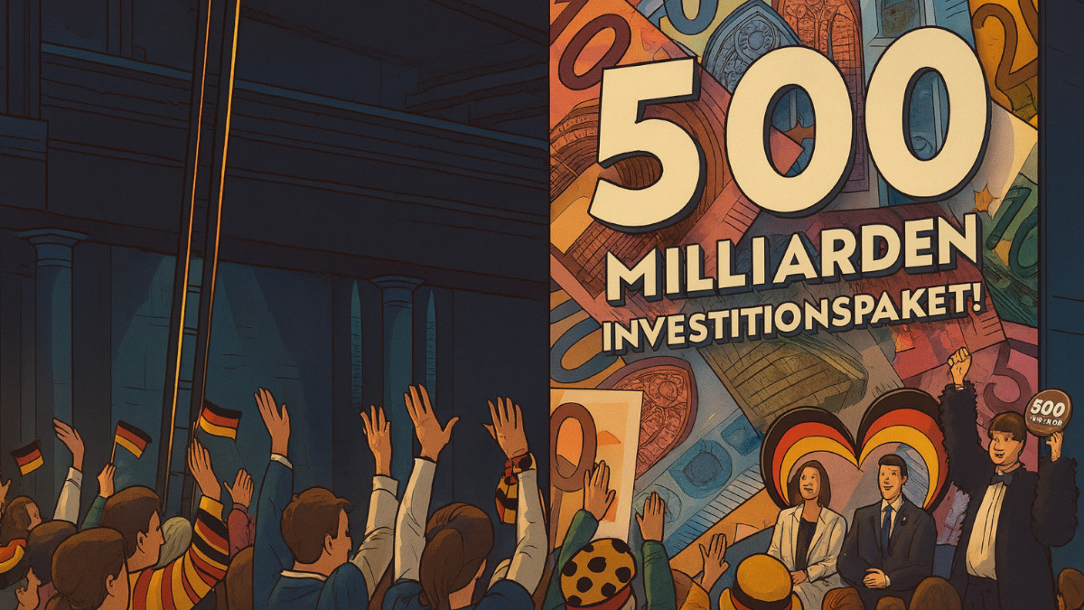 Comicbild, KI-generiert, Die 100