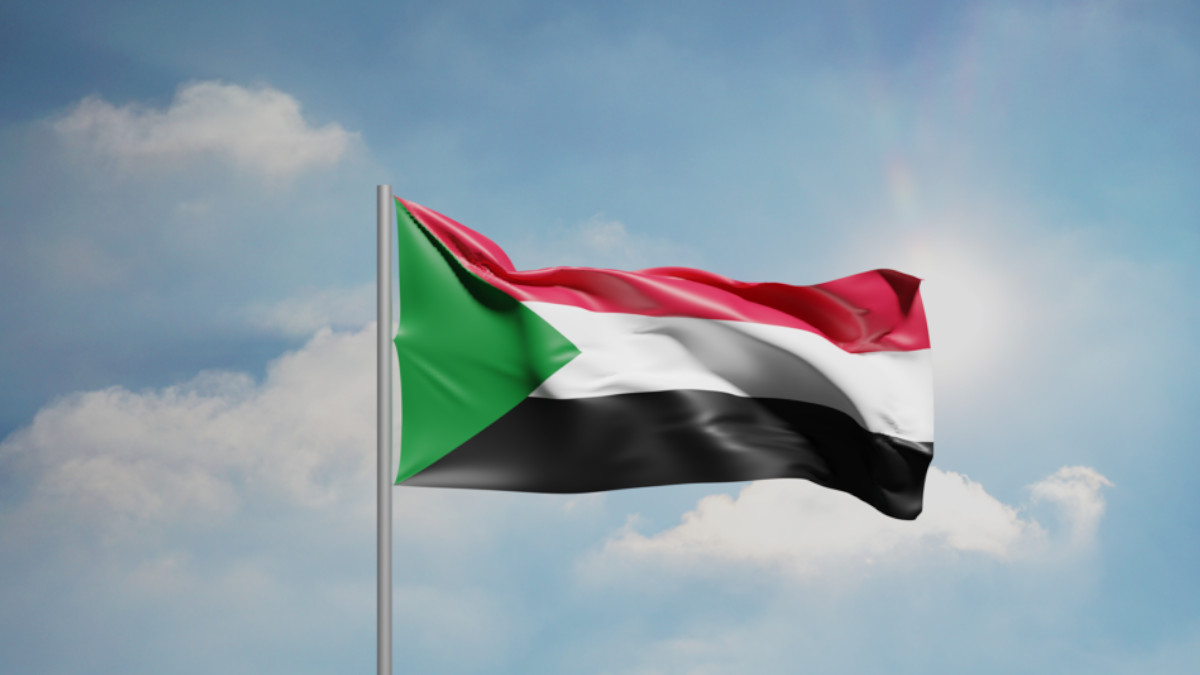Flagge des Sudan