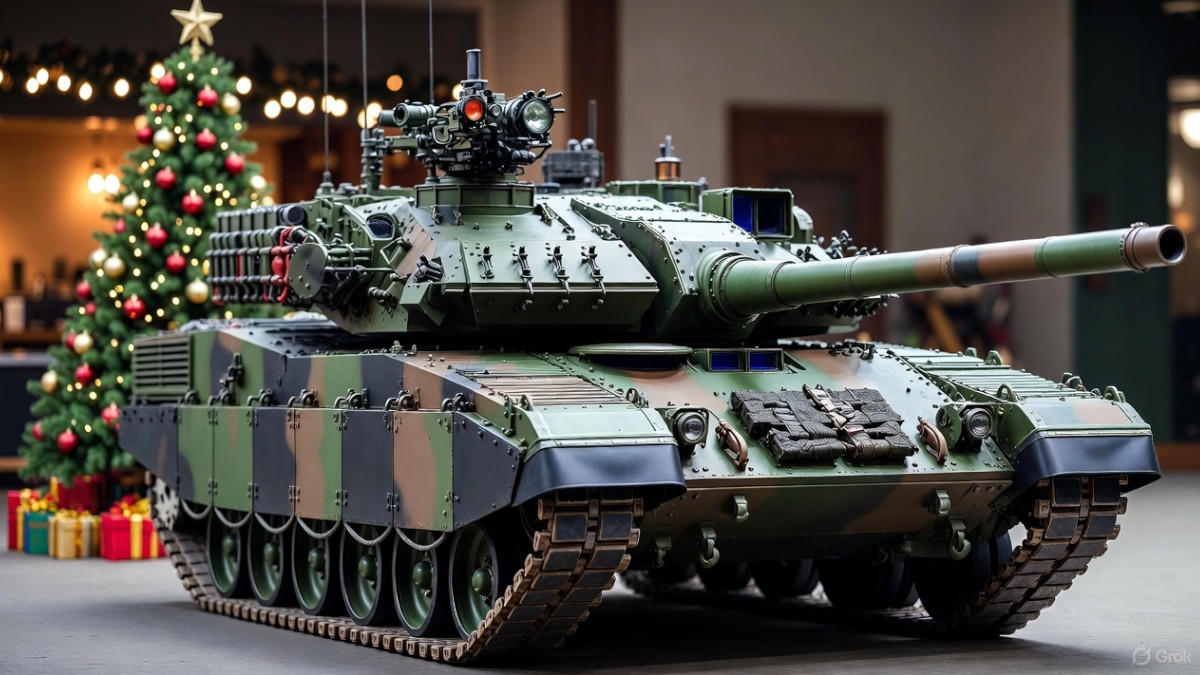 Panzer unterm Christbaum