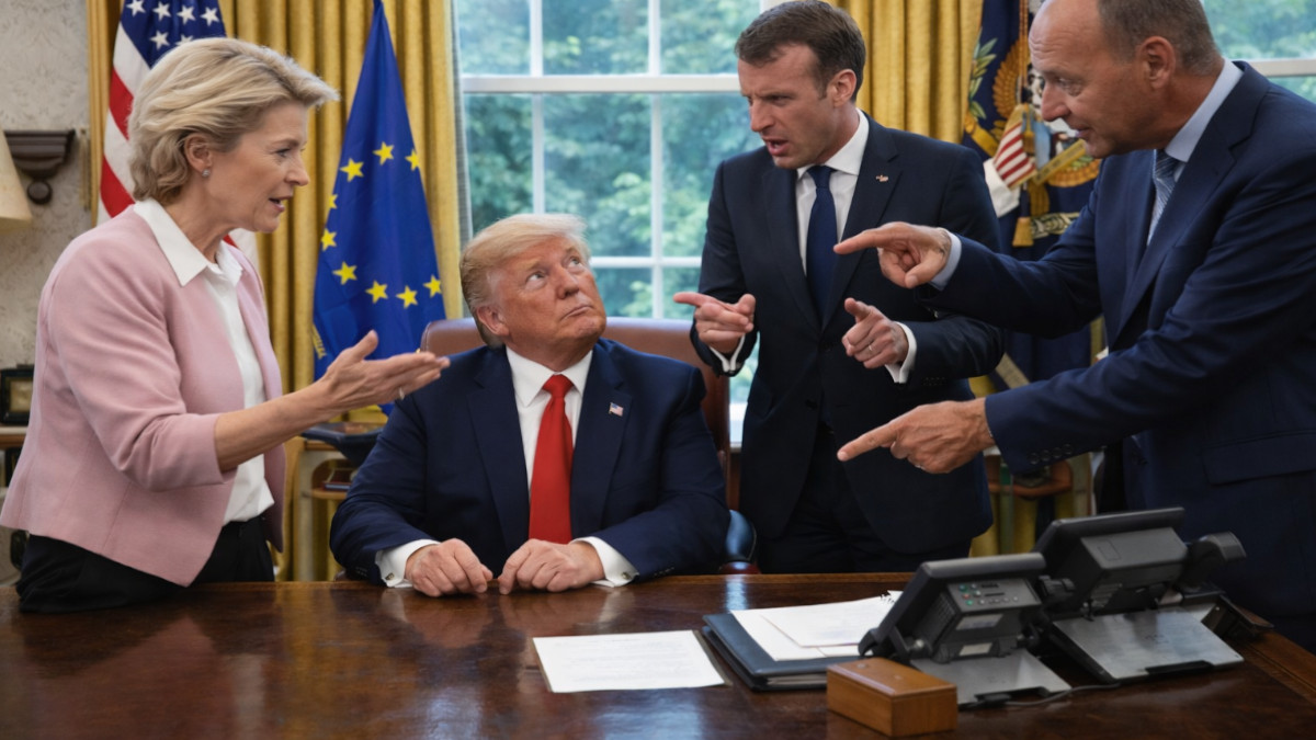 Donald Trump wird geschimpft.