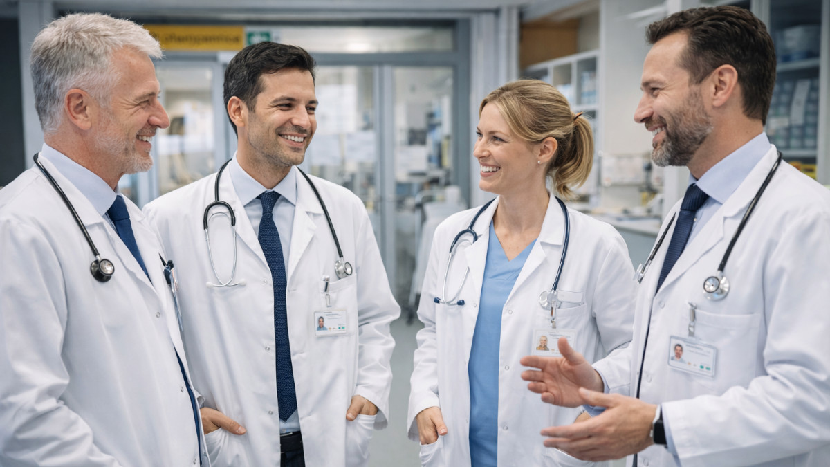 Ärzte unterhalten sich