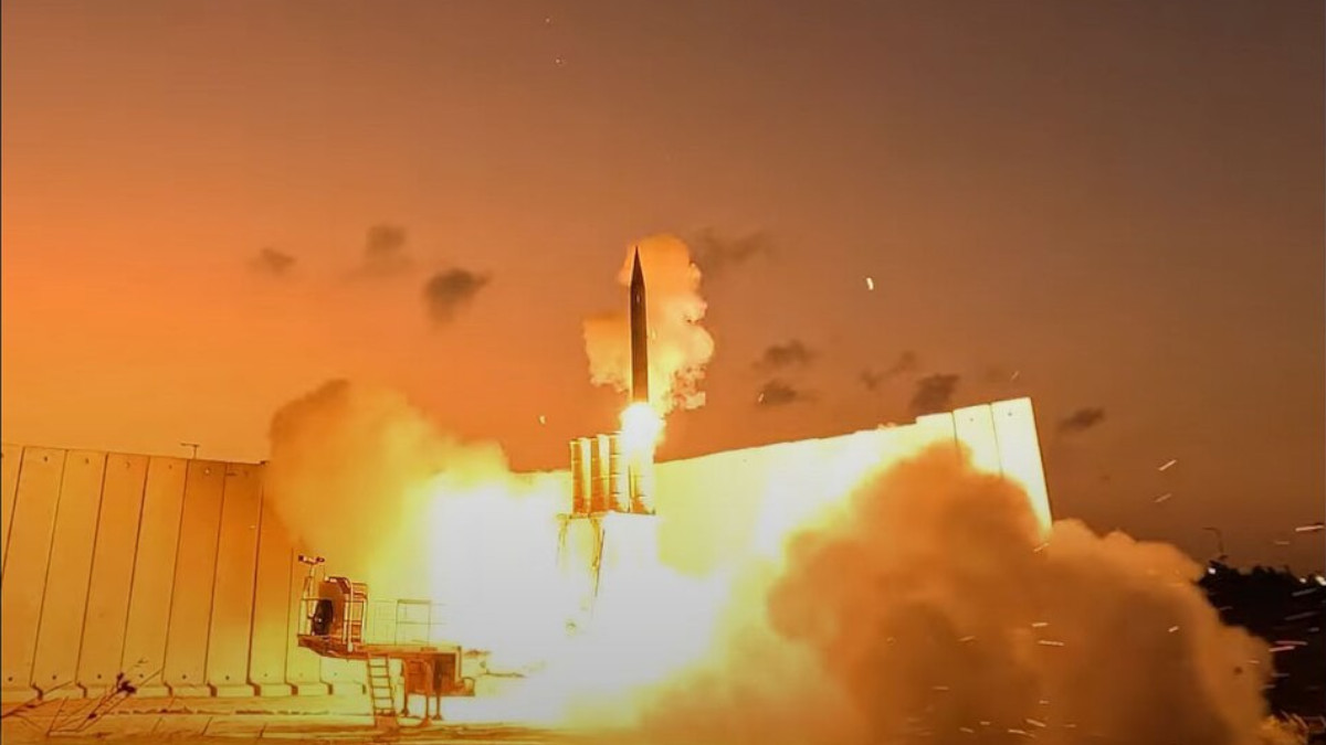 Israelische Abwehrrakete