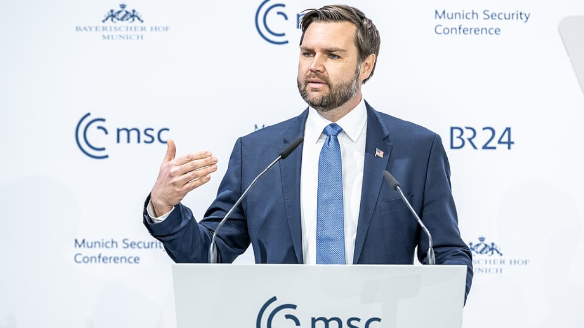 Vance auf der MSC 2025 in München.