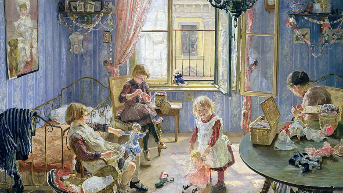 DIe Kinderstube, Fritz Uhde