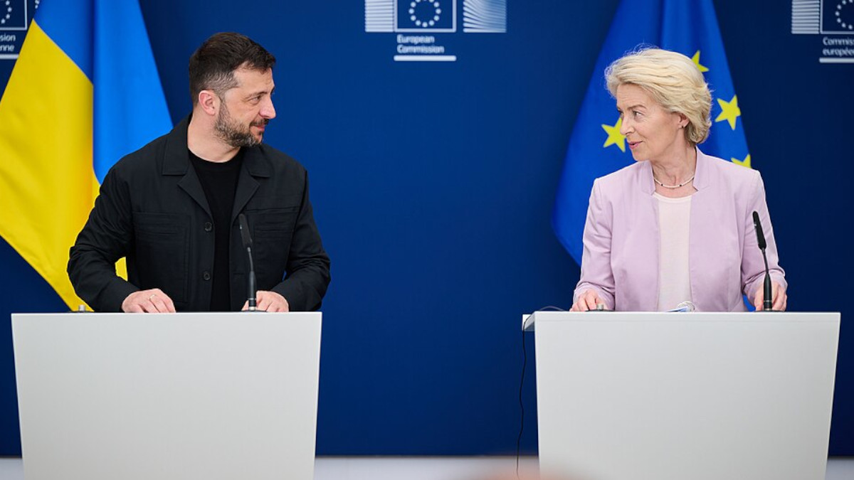 Selenskij und von der Leyen