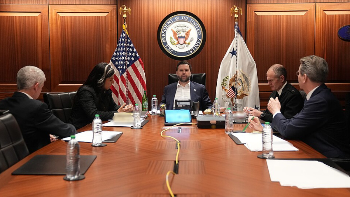 President Donald J. Trump Monitors U.S. Military Operations in Iran Operation Epic Fury