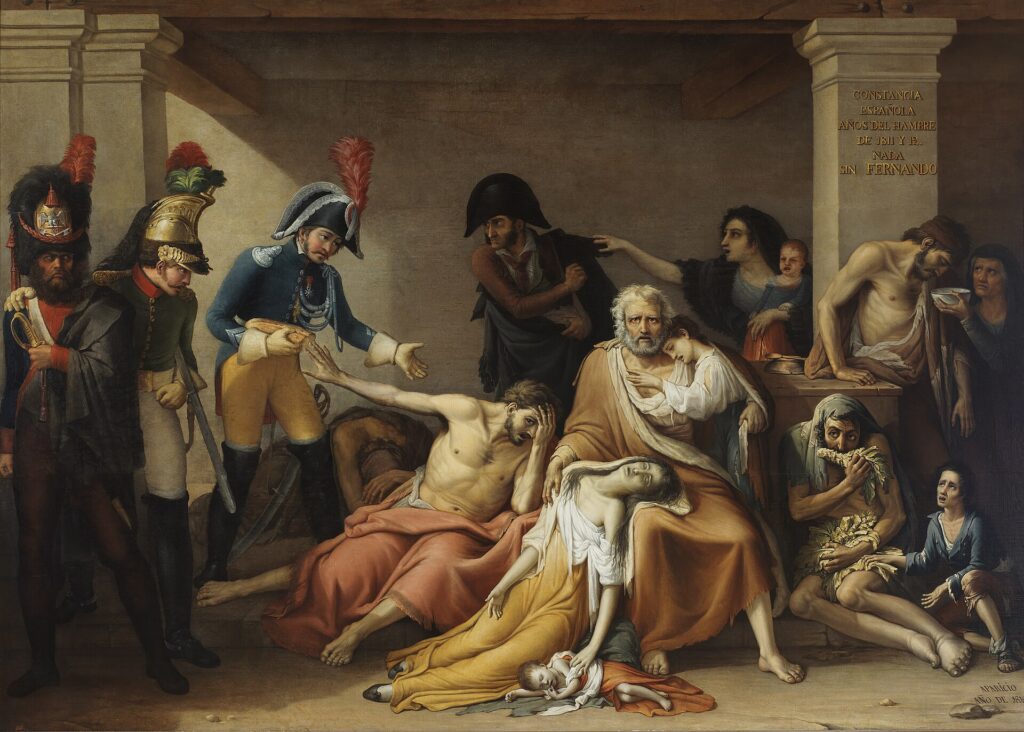 José Aparicio, El año del hambre de Madrid (1818)
