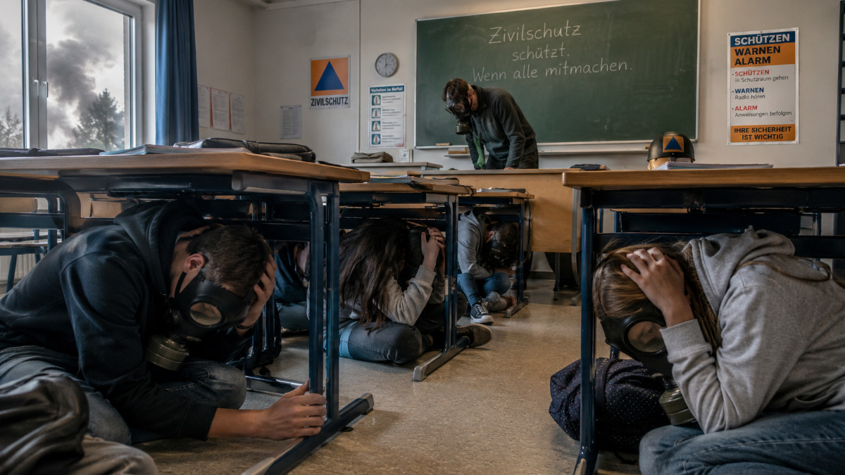 Symbolbild, Zivilschutz, KI-generiert
