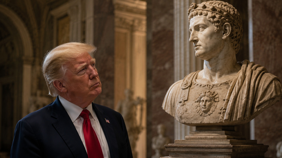 Trump und Caligula, KI-generiert