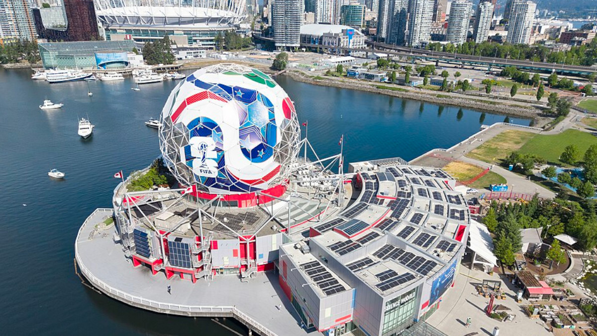 Science World in Vancouver during 2026 FIFA World Cup