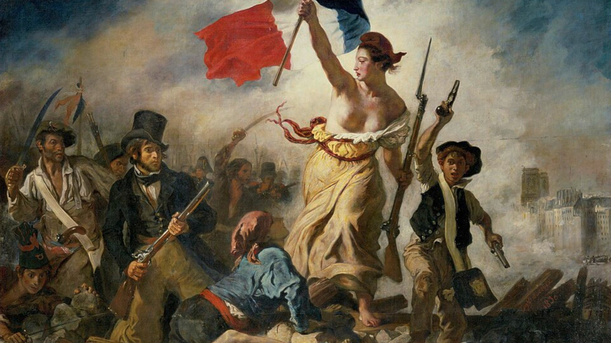 Die Freiheit führt das Volk, Eugene Delacroix