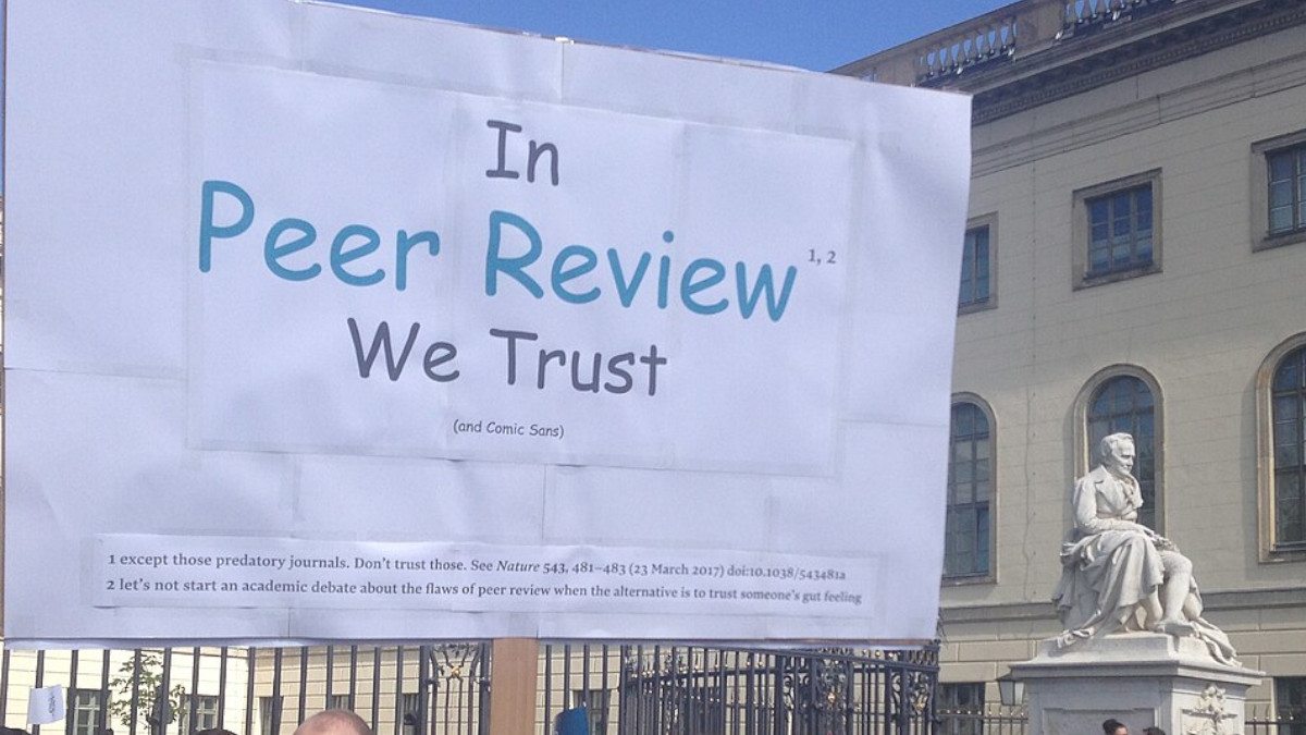 In Peer Review we trust