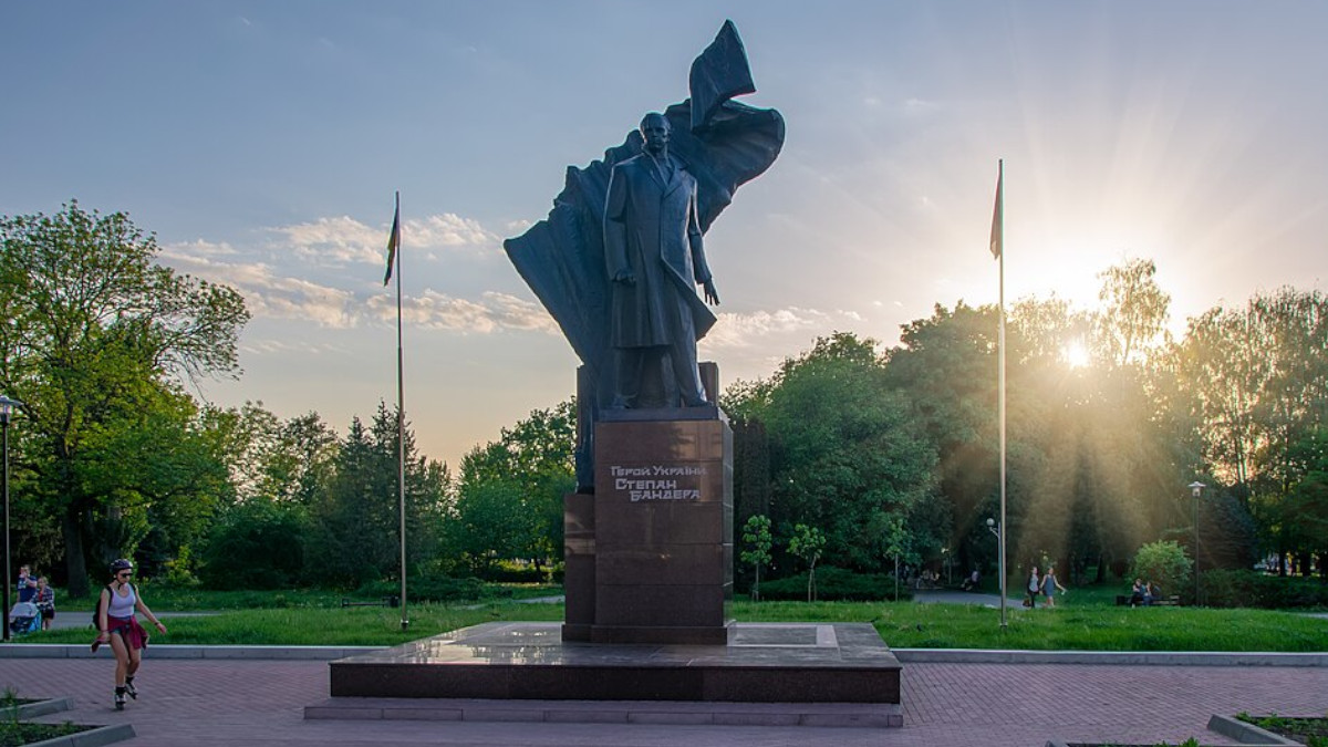 Statue of Stepan Bandera