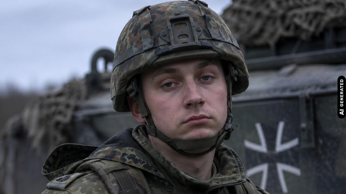Lustloser Soldat - KI generiert