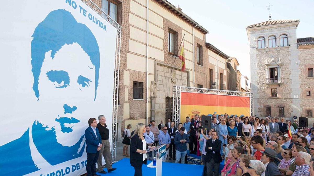 Homenaje en Madrid en el XX Aniversario del asesinato de Miguel Ángel Blanco