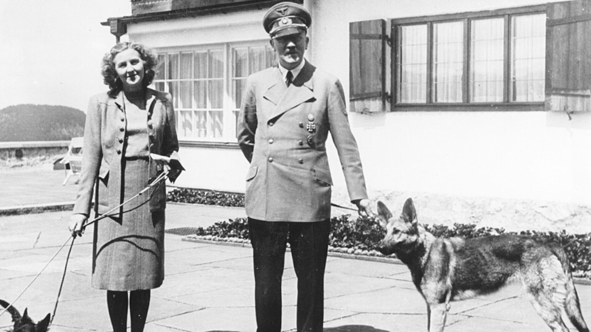 Adolf Hitler und Eva Braun